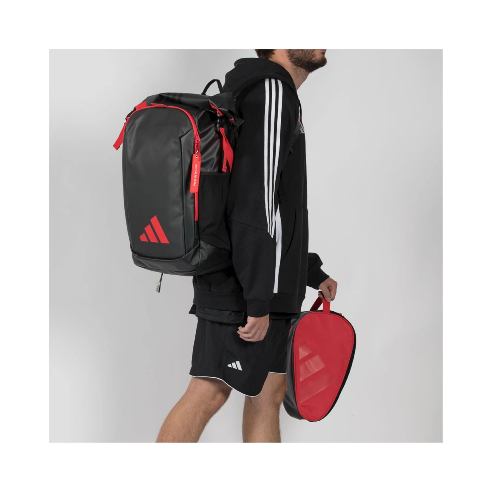 adidas Multigame Backpack Black/Red 2026 - Image 4