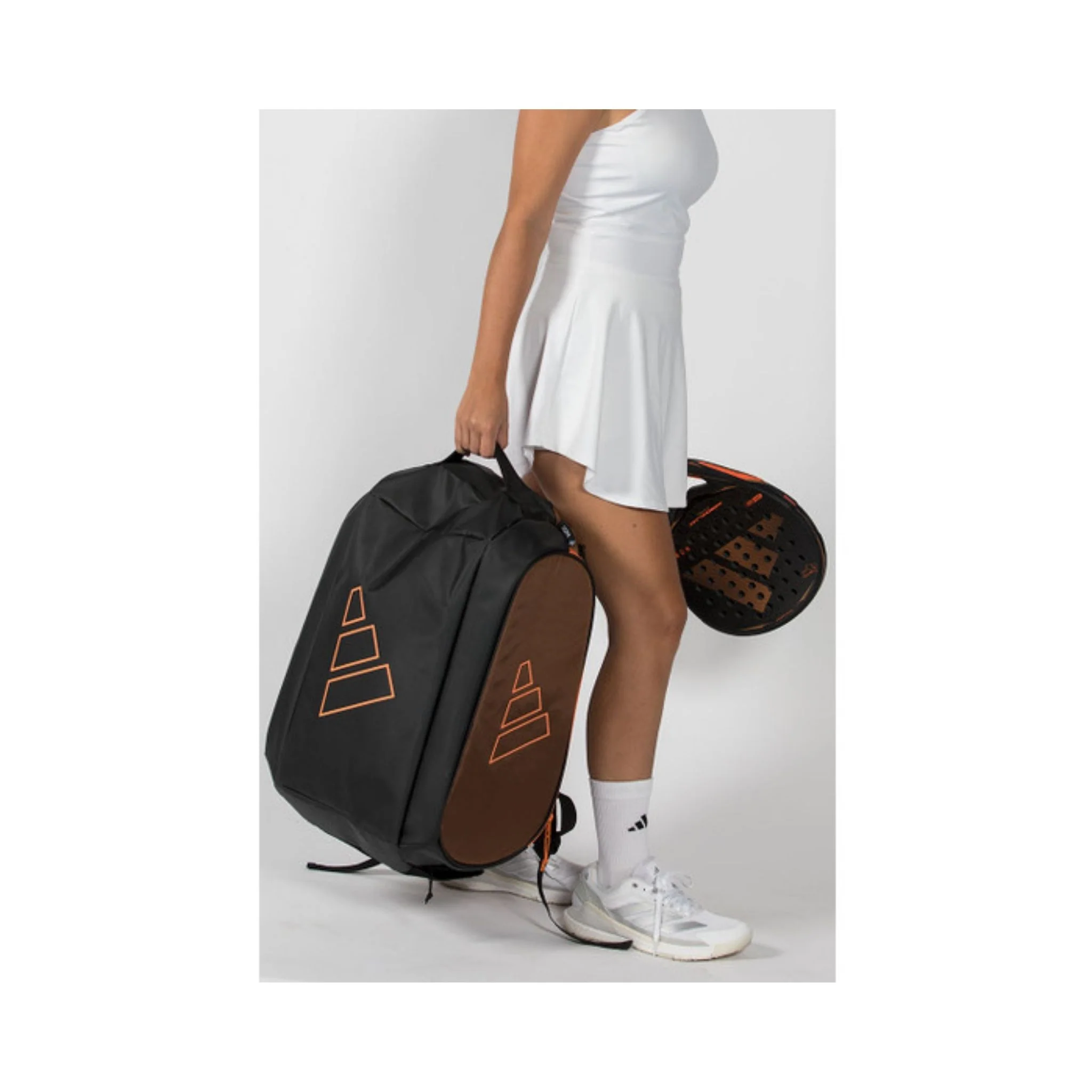 Adidas Tour Racketbag Bronze/orange 2026 - Image 6